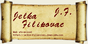 Jelka Filipovac vizit kartica